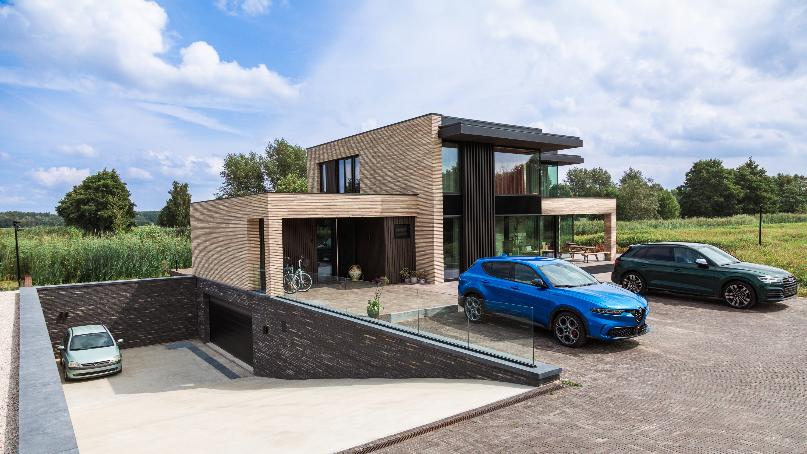 Moderne Architectuur in Groene Rust